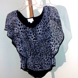 ECI New York/Women’s Sheer Blouse/Top - Size Small